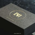 Luxury business cards with gold foil for Designer